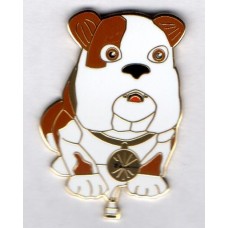 Churchill Dog Front On Gold